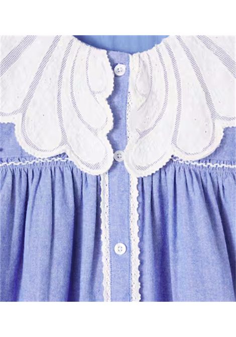 Abito in chambray LOUISE MISHA KIDS | S0028BLUE CHAMBRAY